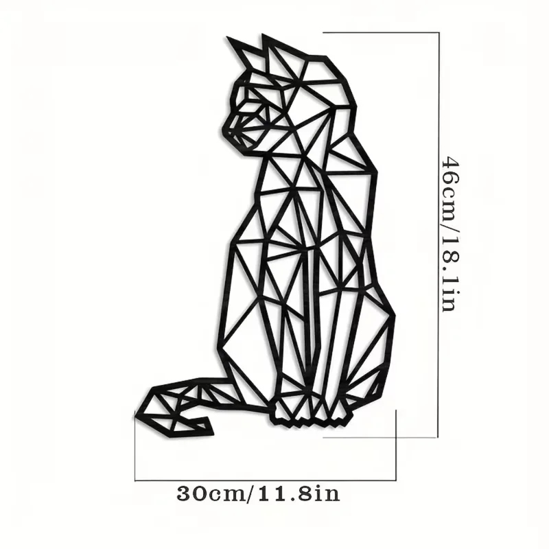 Art Craft Cat - Metallkunsthandwerk Wohnzimmer-Ornamente Katzendekorationen Stilvolle Handwerksornamente für