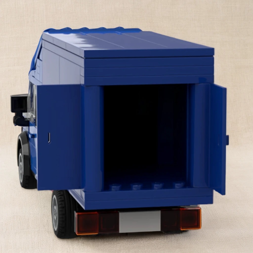 Art Craft Christmas Ideas - 176-teiliges MOC City GAZelle Doppelkabinen-Lastwagen-Modell Bausteine
