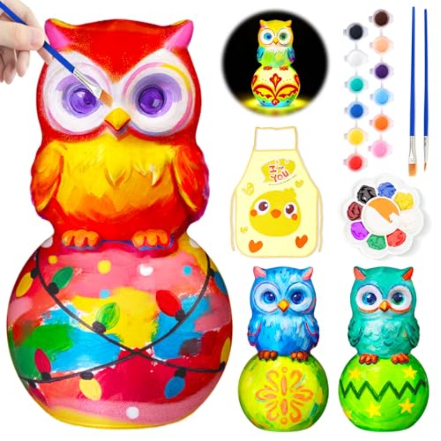 Light Art And Craft - Lampen-Malset zum Selbstgestalten, Kunst und Handwerk