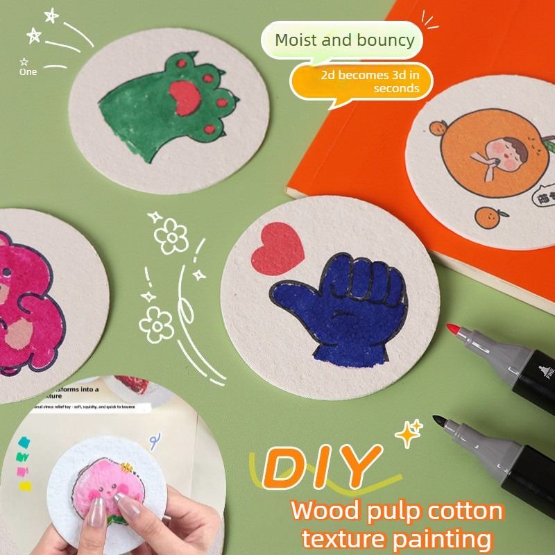 Art Craft Halloween Preschool - 3D Schaumstoff-Textur Malpapier Kinder DIY Kunst