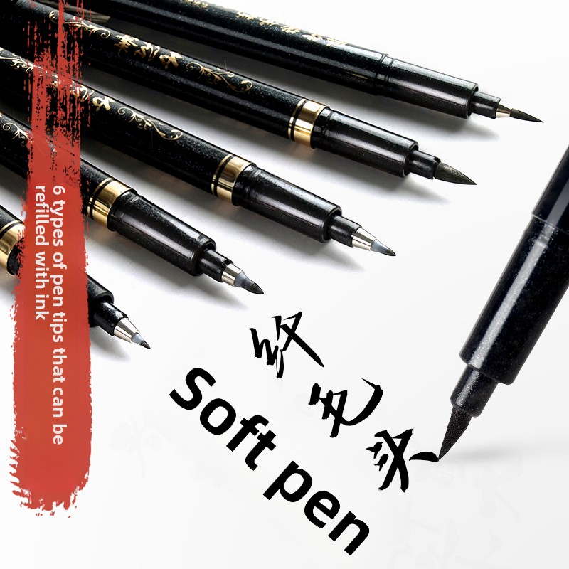 Calligraphy Pen Set - 4-teiliges Set Kalligrafie-Kunstmarker Pinselstifte Kunstmarker Bastelbedarf