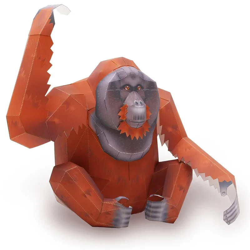 Art Craft Center - Orang-Utan Gorilla Origami Kunst Falten Mini