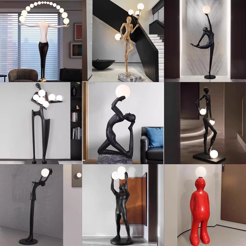 Light Art And Craft - Wohnzimmer Stehlampe Handwerk Hotel Verkaufsbüro Ausstellungshalle