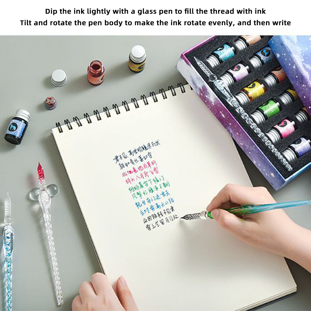 Kalligraphie Glas Dip Pen Tint – Calligraphy Pen Set Bewertung und Preis