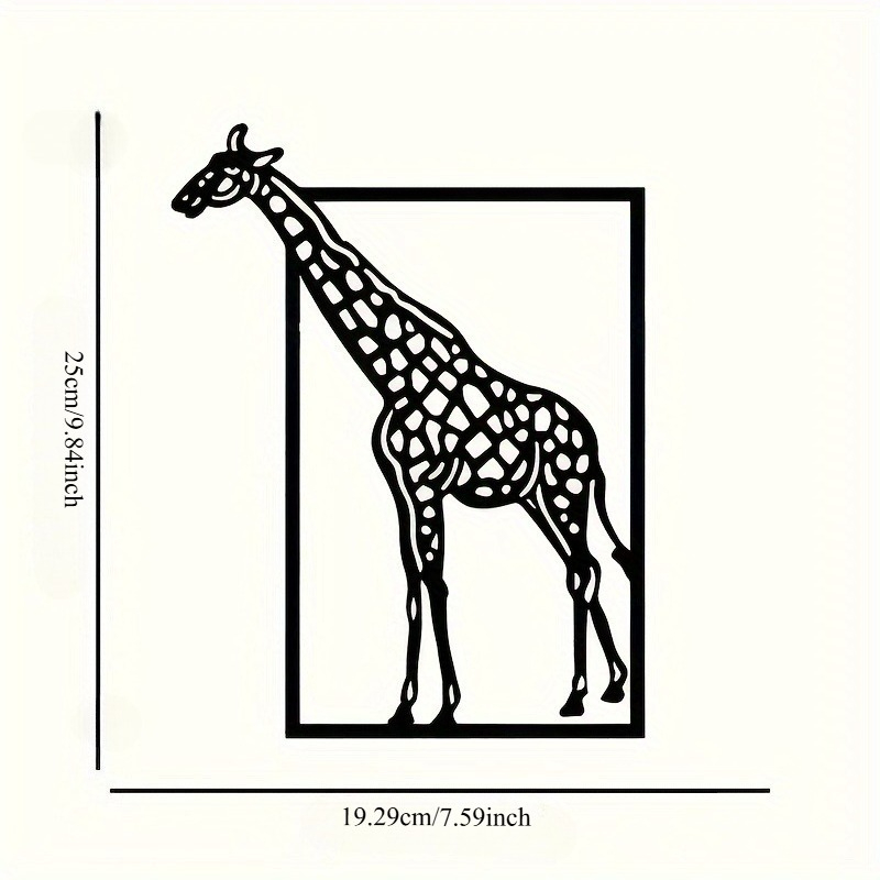Abstrakte Giraffen-Wandkunst a – Art Craft Cafe Bewertung und Preis