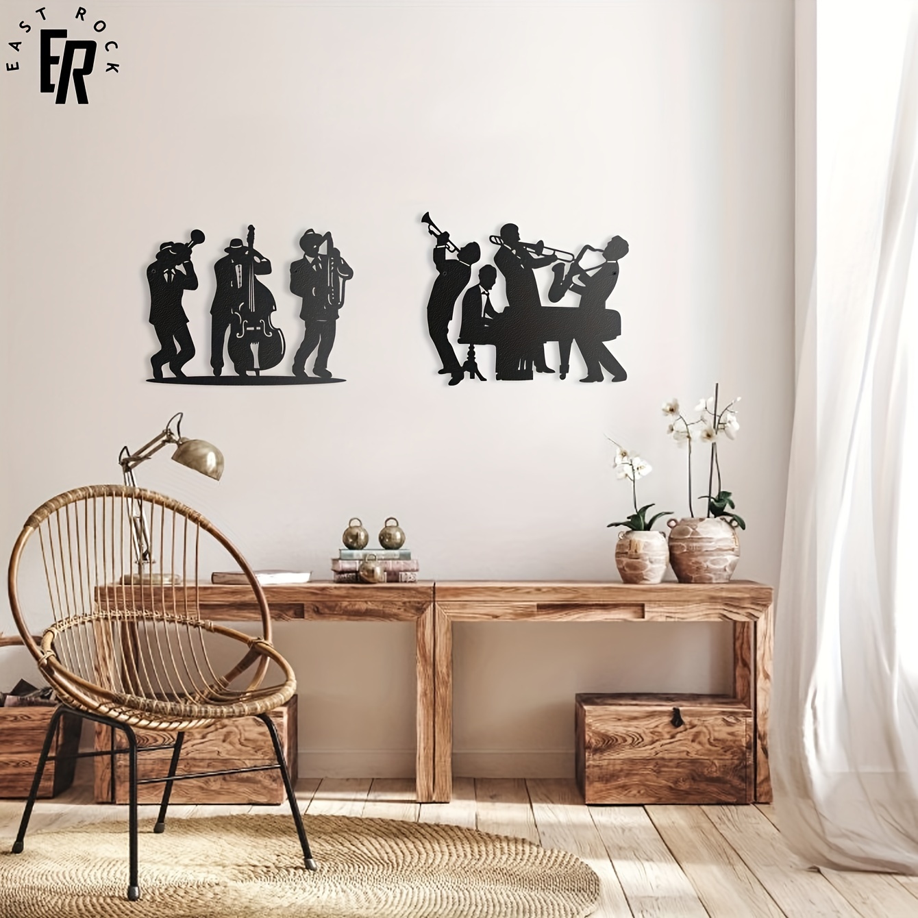 Metall-Musiker-Silhouette Wand – Art Craft Cafe Bewertung und Preis