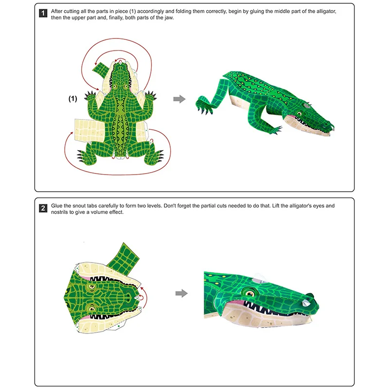 Alligator Krokodil Falten Orig – Art Craft Center Bewertung und Preis