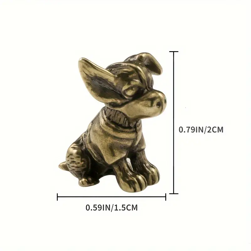 Kleiner Hund Ornament Messing  – Art Craft Cafe Bewertung und Preis