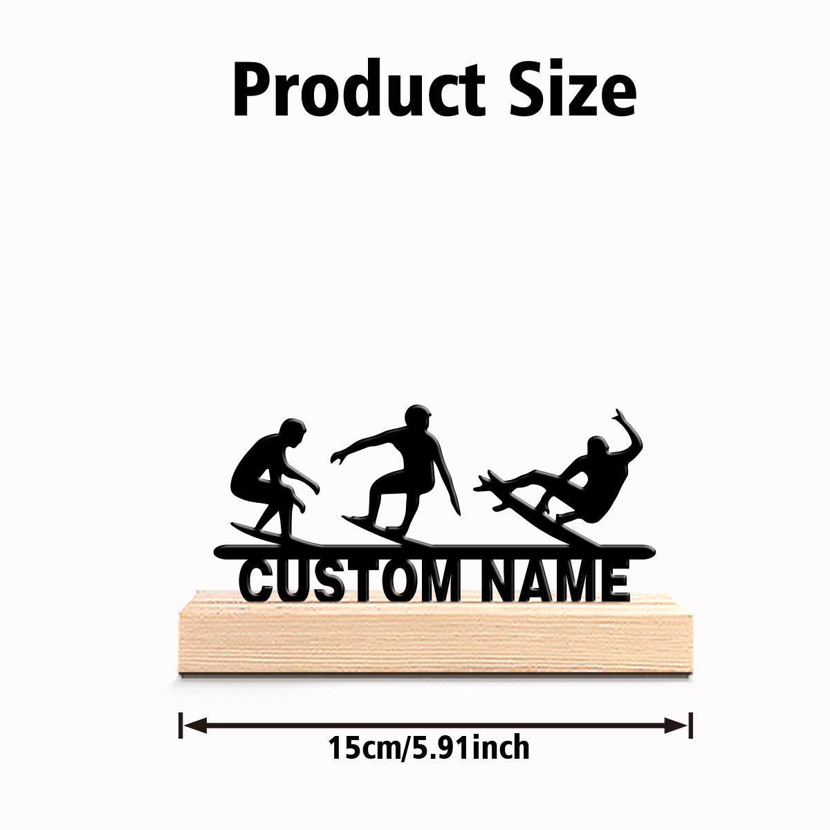 1 Stück Modische Skateboard-Ju – Art Craft Wood Bewertung und Preis