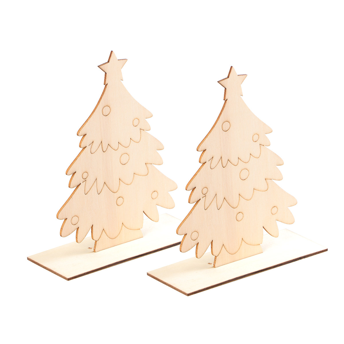 2-teiliges Weihnachtsornament- – Art And Craft Xmas Tree Bewertung und Preis