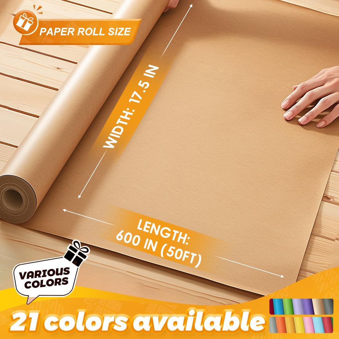 Kraftpapierrolle 17,5 Zoll x 5 – Art Craft Board Bewertung und Preis