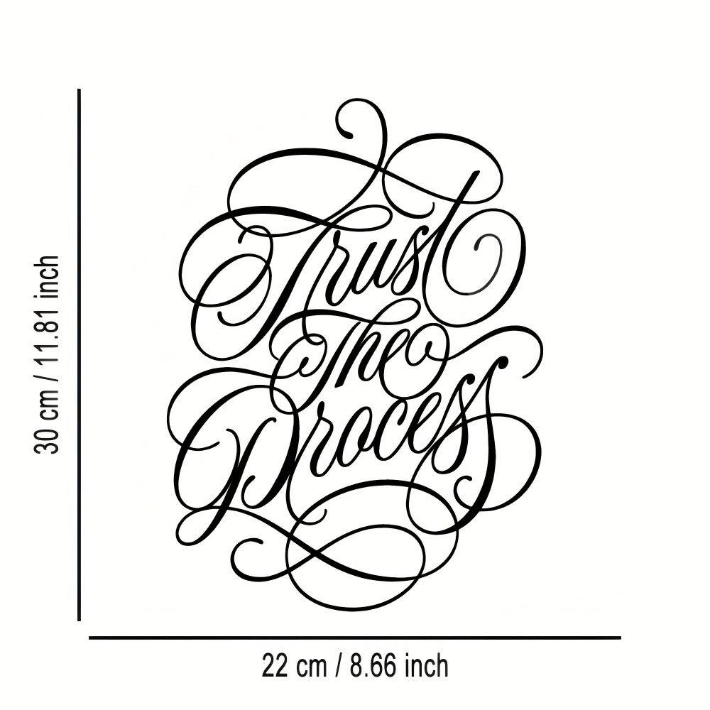 1 Stück Kalligrafie-Motto-Spru – Art Craft Cafe Bewertung und Preis