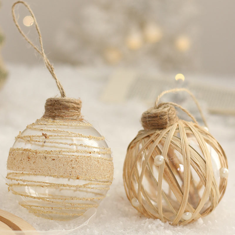 Klare Weihnachtskugel-Ornament – Art And Craft Xmas Tree Bewertung und Preis