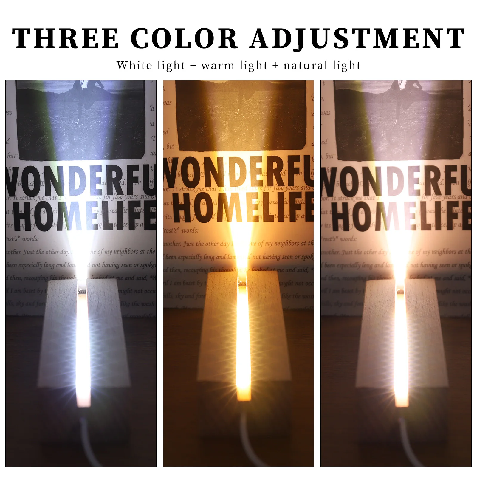 1-10 Stück LED-Holzlicht-Displ – Light Art And Craft Bewertung und Preis