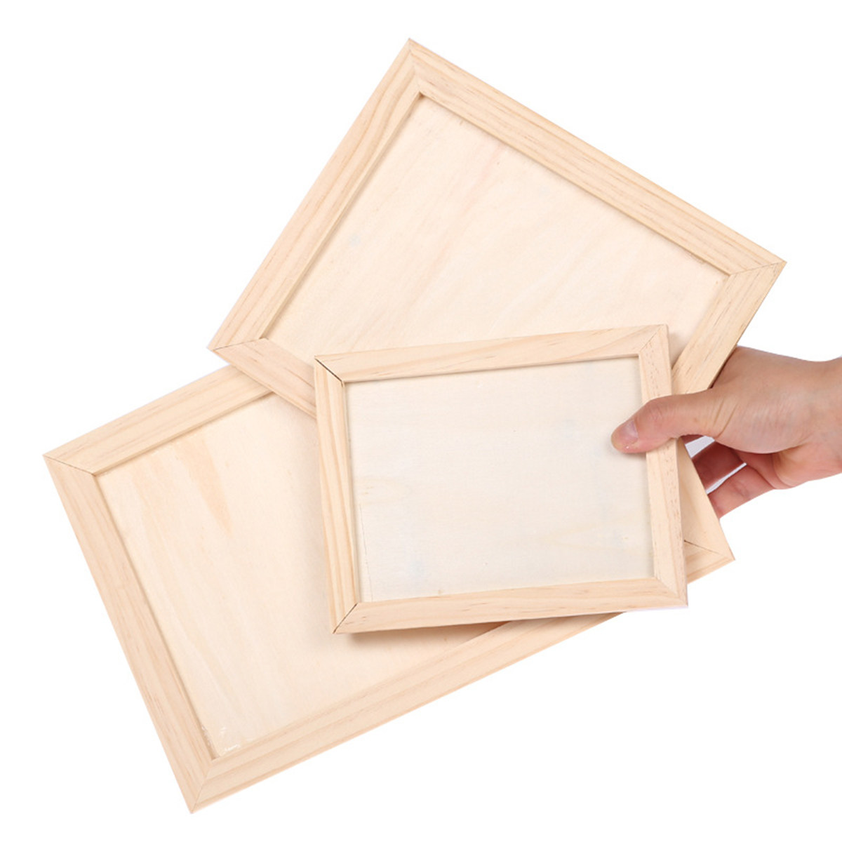 2-teiliges Set Blanko Holz-Mal – Art Craft Wood Bewertung und Preis
