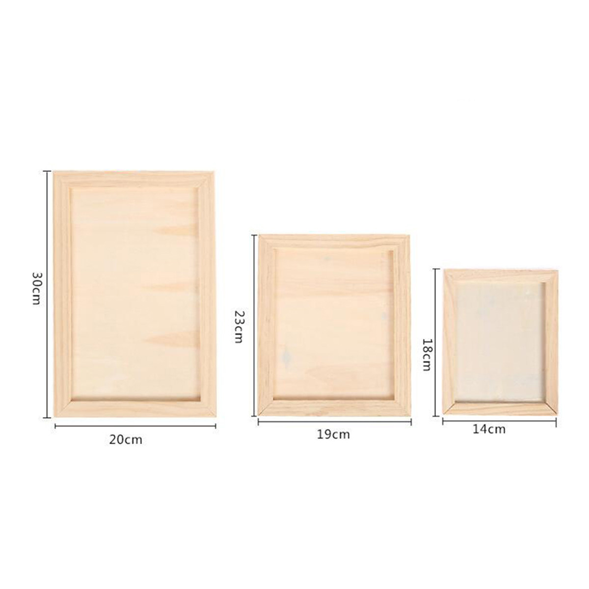 2-teiliges Set Blanko Holz-Mal – Art Craft Wood Bewertung und Preis