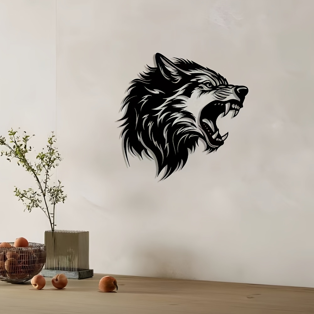 CIFBUY Wolfskopf-Wandkunst aus – Art Craft Cafe Bewertung und Preis