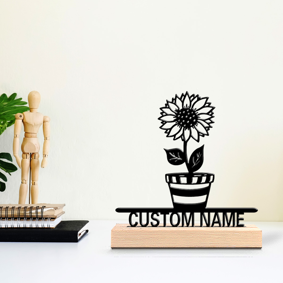 1 Stück Einfache Blumenfigur m – Art Craft Wood Bewertung und Preis
