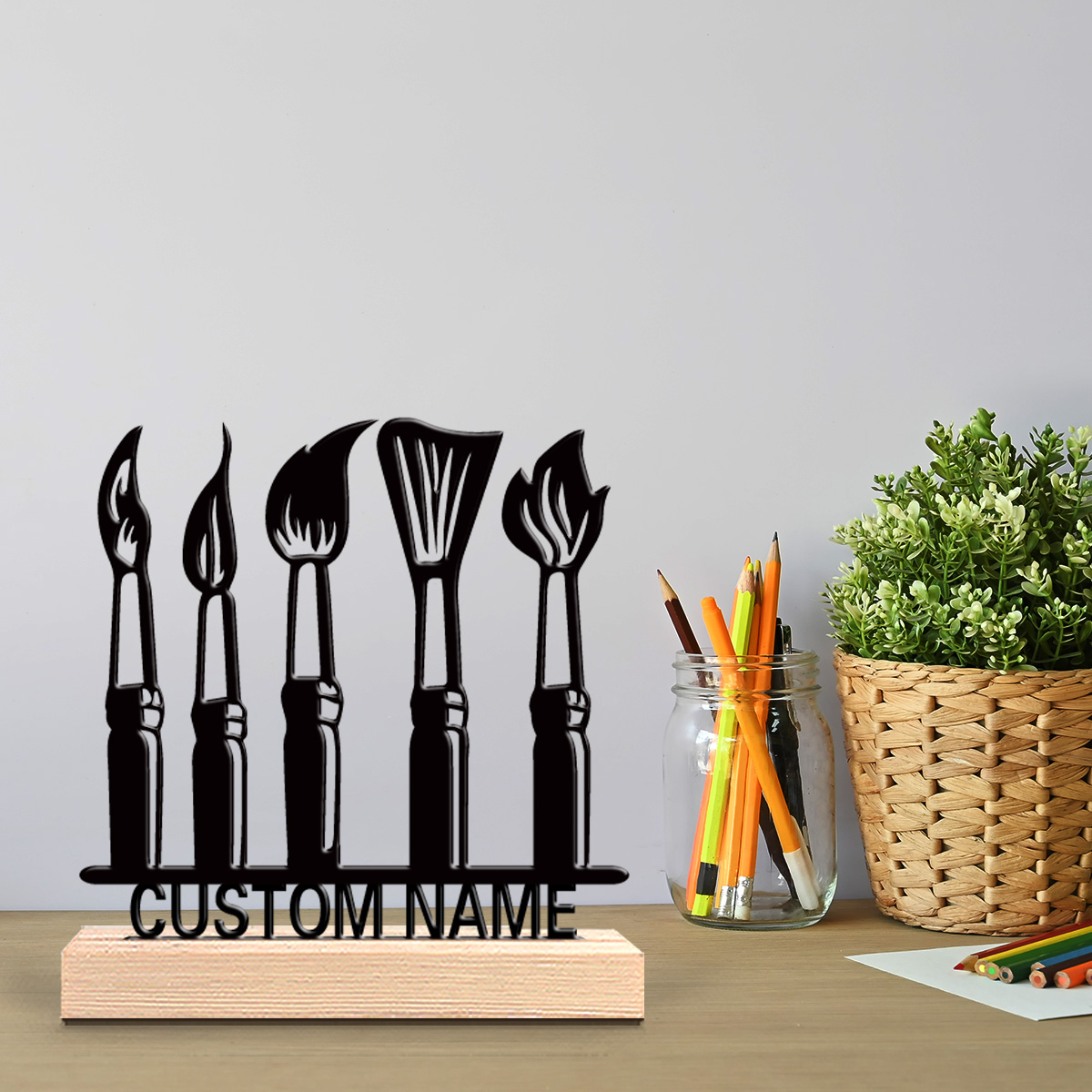 1 Stück Tischdeko: Personalisi – Art Craft Wood Bewertung und Preis