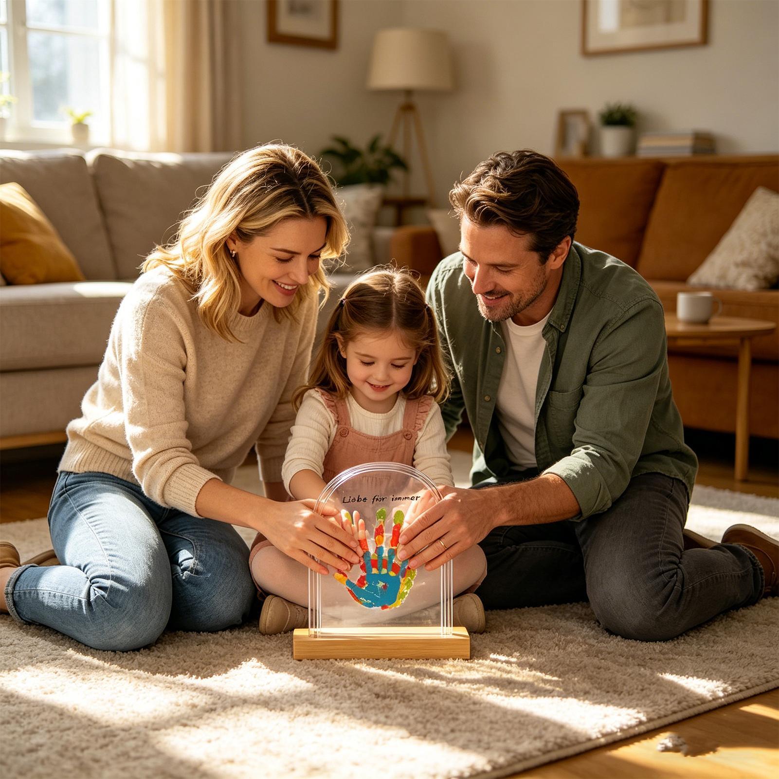 Familien-Handabdruck-Set mit L – Light Art And Craft Bewertung und Preis