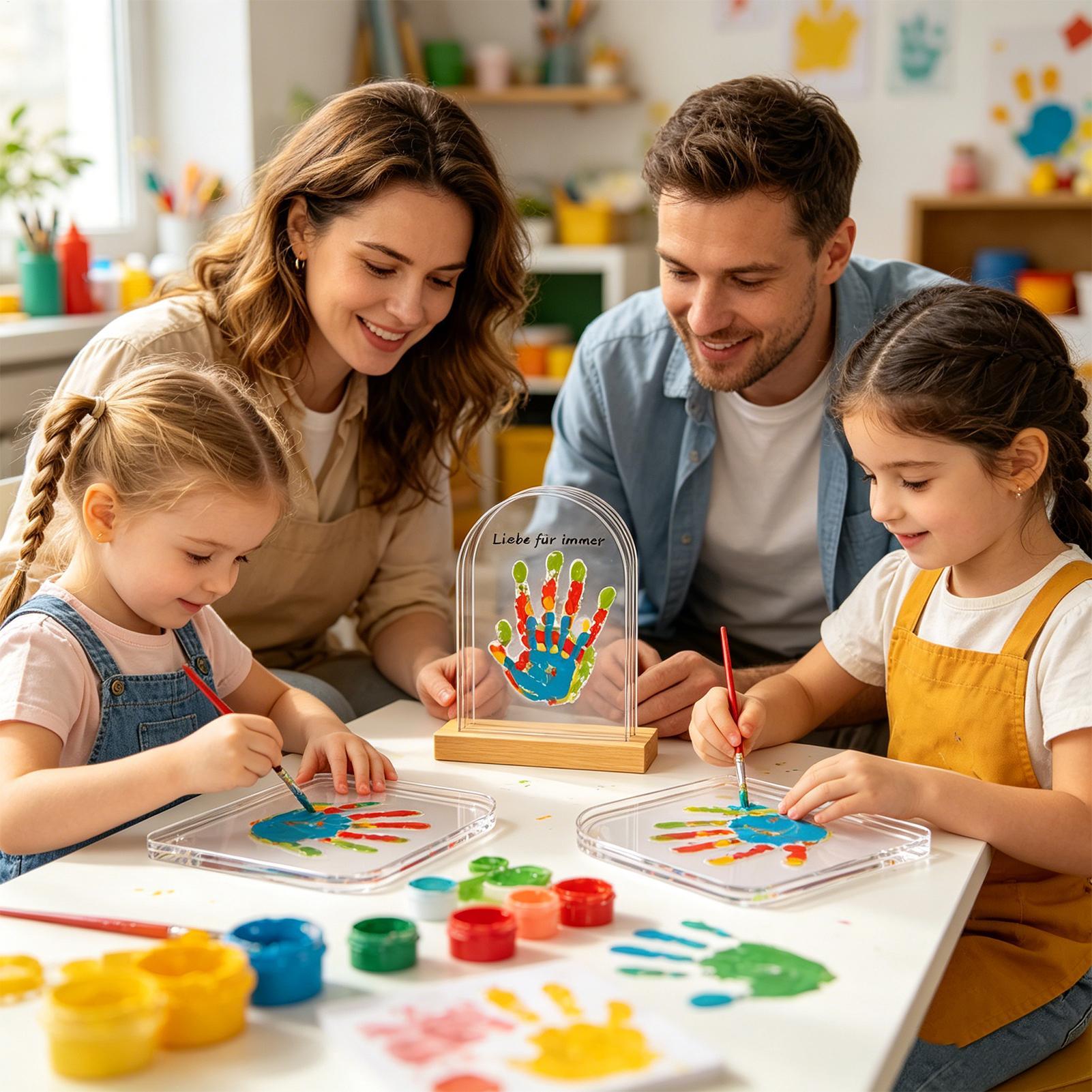 Familien-Handabdruck-Set mit L – Light Art And Craft Bewertung und Preis