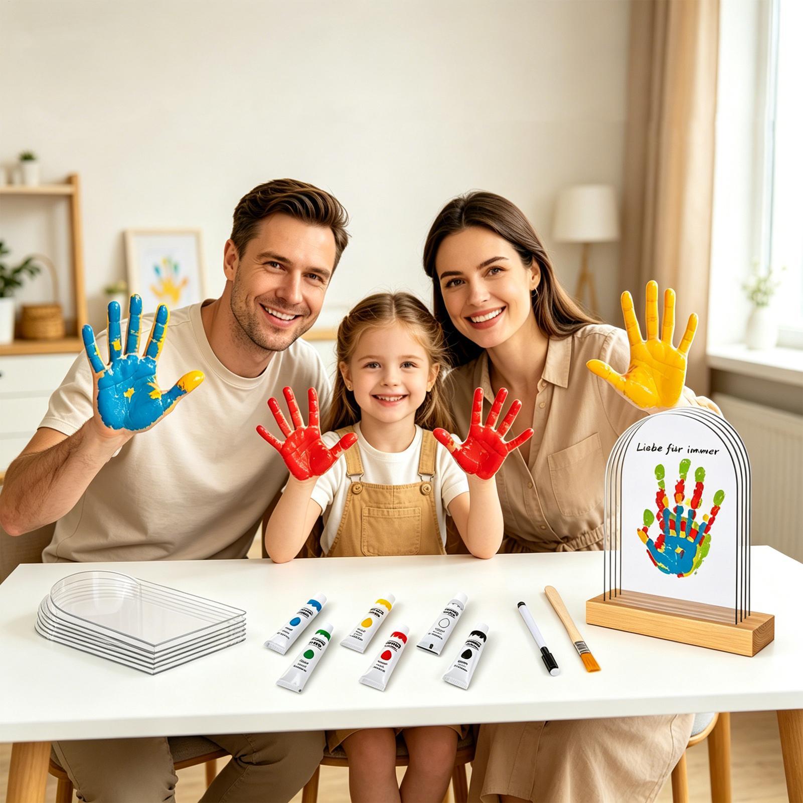 Familien-Handabdruck-Set mit L – Light Art And Craft Bewertung und Preis