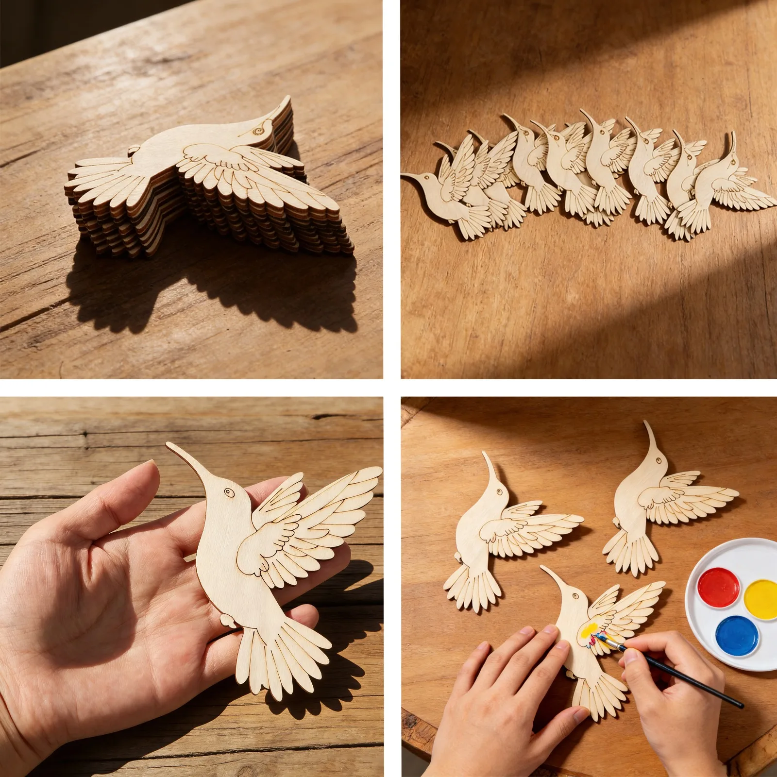 10 Stück Unfertige Holz-Tierfi – Art Craft Wood Bewertung und Preis