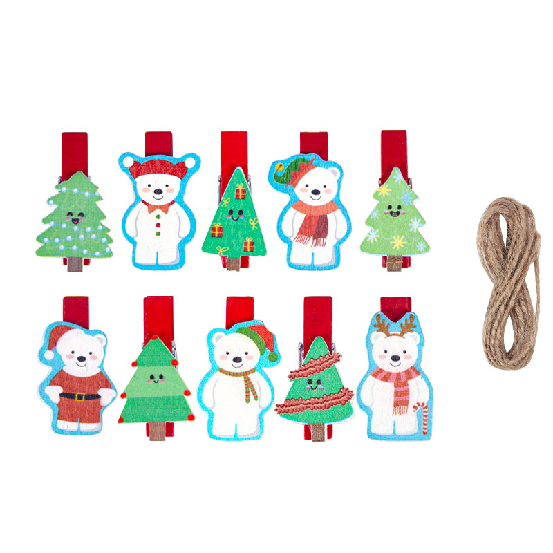 10/20 stücke Weihnachten Holz  – Art And Craft Xmas Tree Bewertung und Preis