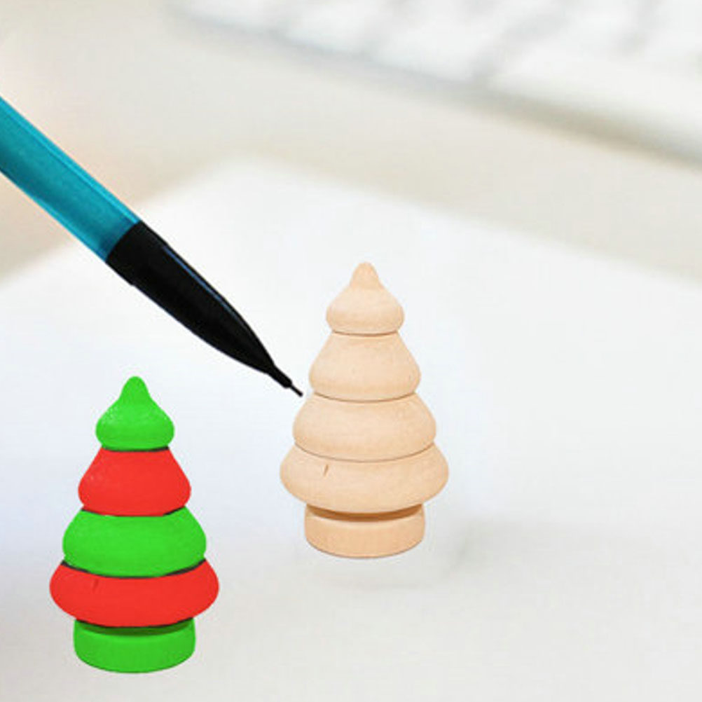 20 Stück DIY-Malerei-Holzornam – Art And Craft Xmas Tree Bewertung und Preis