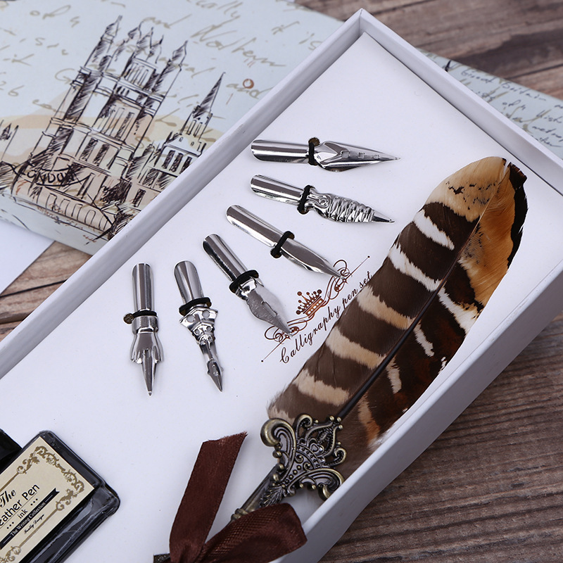 Retro Feder-Dip-Pen Schreibset – Calligraphy Pen Set Bewertung und Preis