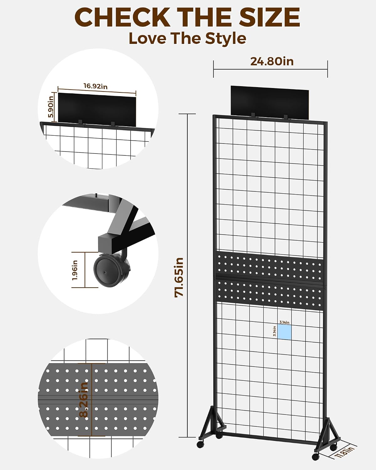 Beweglicher 3-in-1 Gridwall-Pr – Art Craft Board Bewertung und Preis
