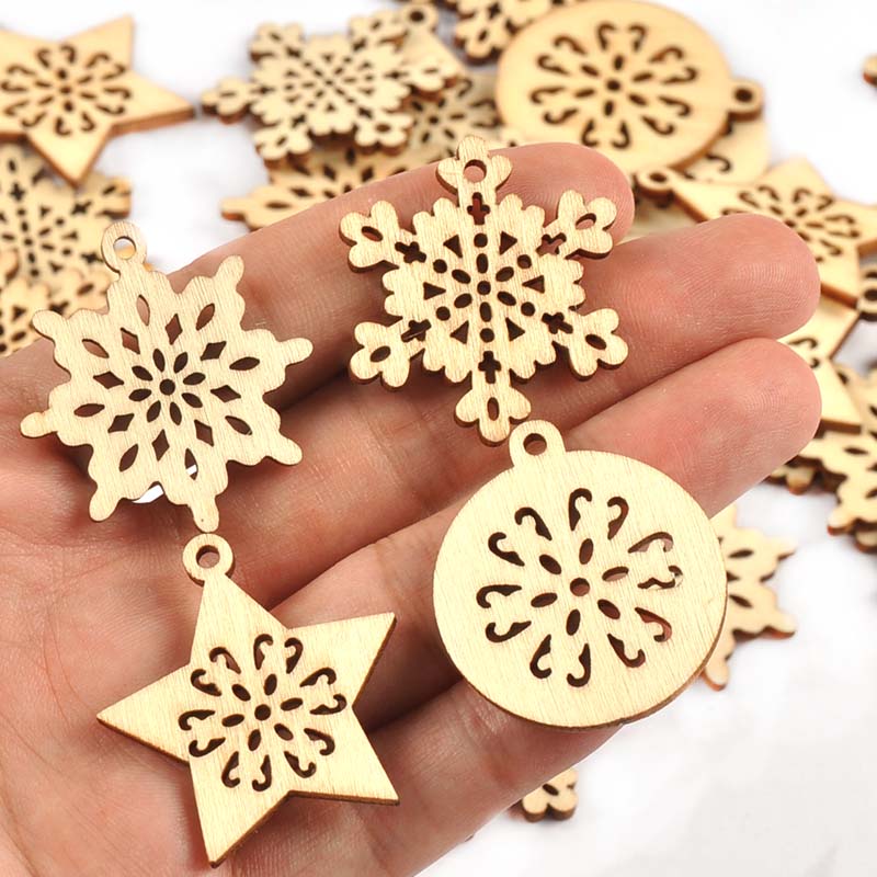 25 stücke 34mm gemischte Schne – Art And Craft Xmas Tree Bewertung und Preis