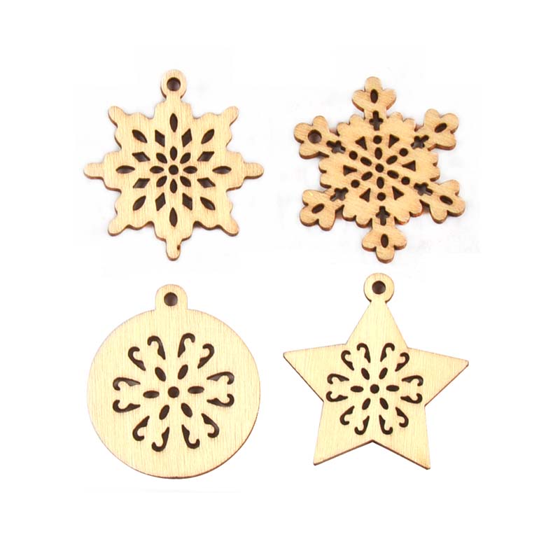 25 stücke 34mm gemischte Schne – Art And Craft Xmas Tree Bewertung und Preis