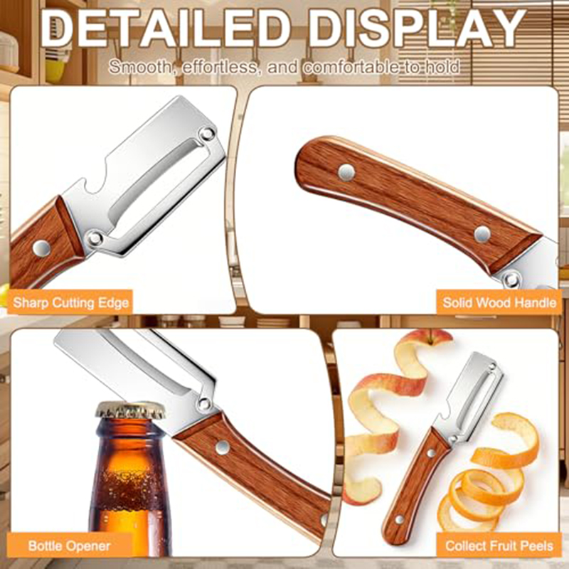 Edelstahl-Küchenschäler Gemüse – Art Craft Wood Bewertung und Preis
