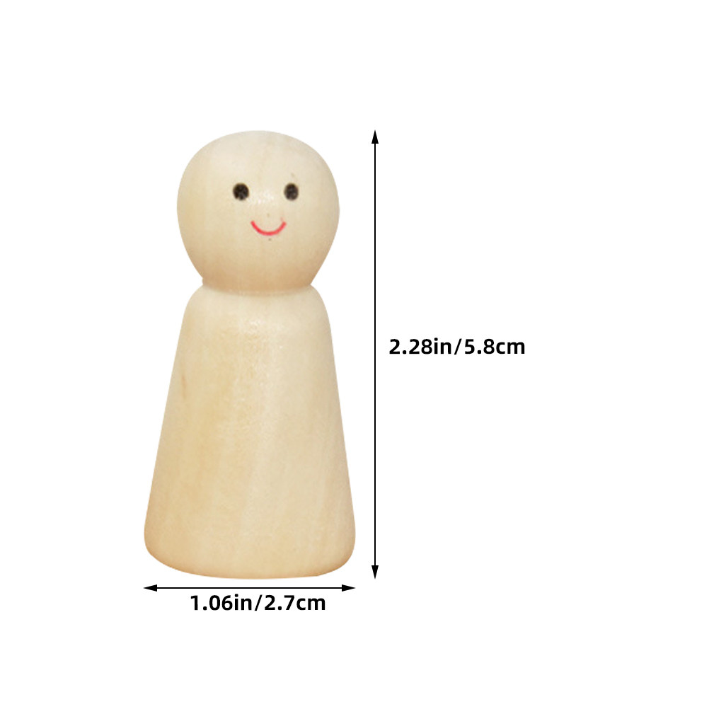 10 Stück Holzfiguren, Unfertig – Art Craft Wood Bewertung und Preis