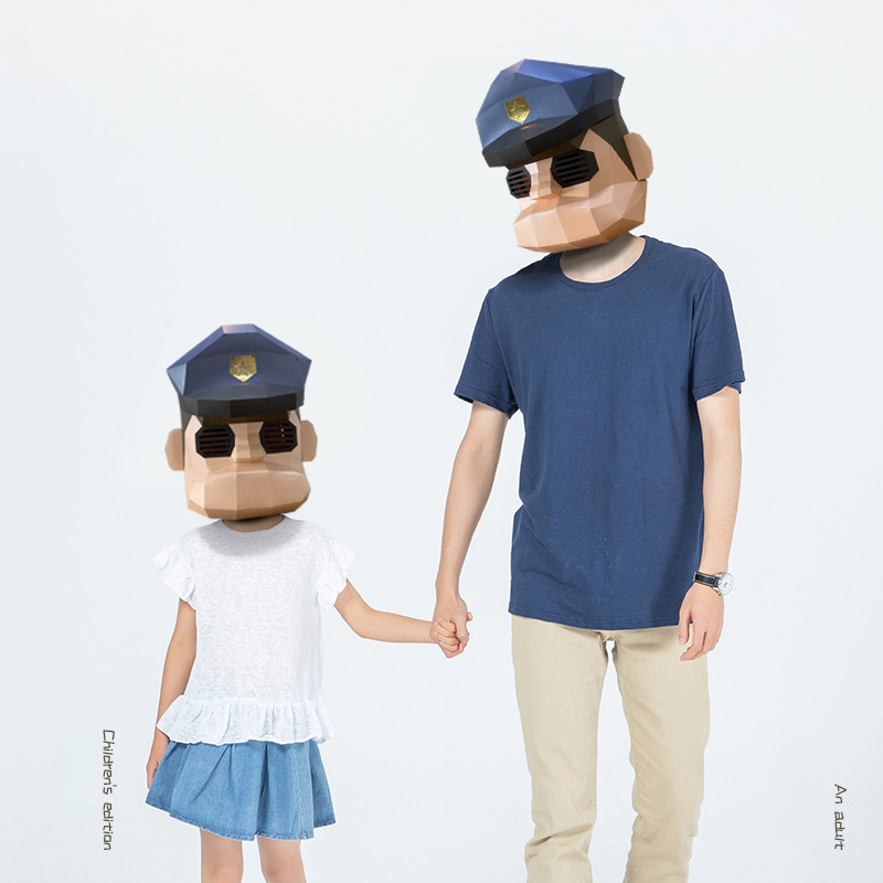 Cartoon Polizei Maske Papier M – Art Craft Center Bewertung und Preis