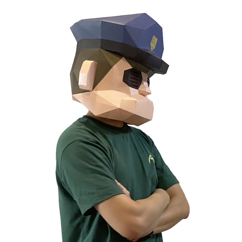 Cartoon Polizei Maske Papier M – Art Craft Center Bewertung und Preis