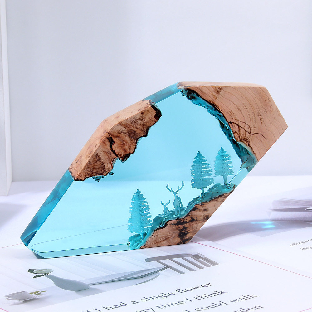 Waldfee-Hirsch Desktop-Kunst P – Art Craft Wood Bewertung und Preis