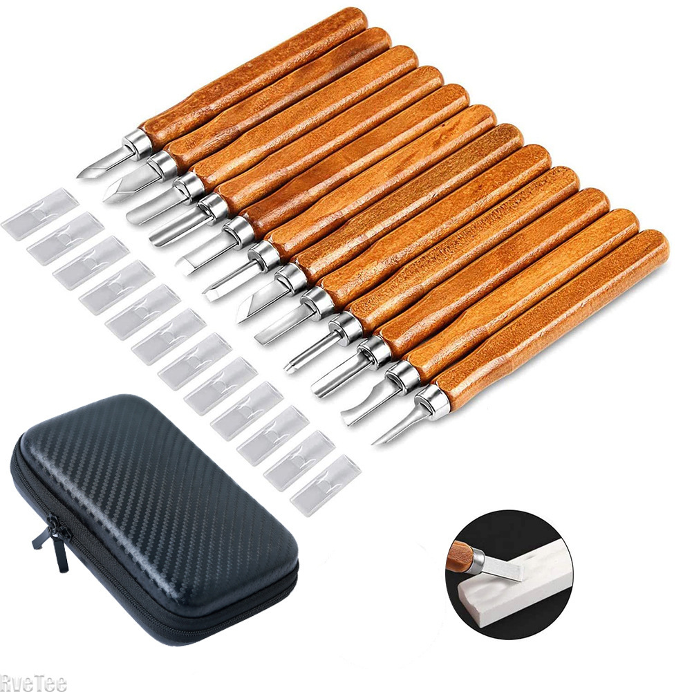 12-teiliges SK2 Holzschnitzwer – Art Craft Bag Bewertung und Preis