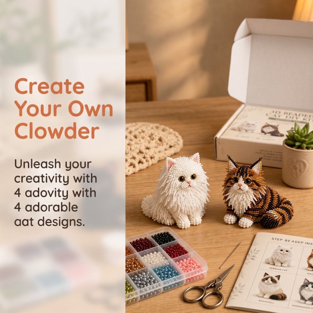 Handgemachtes DIY Tier-Perlen- – Art Craft Cat Bewertung und Preis