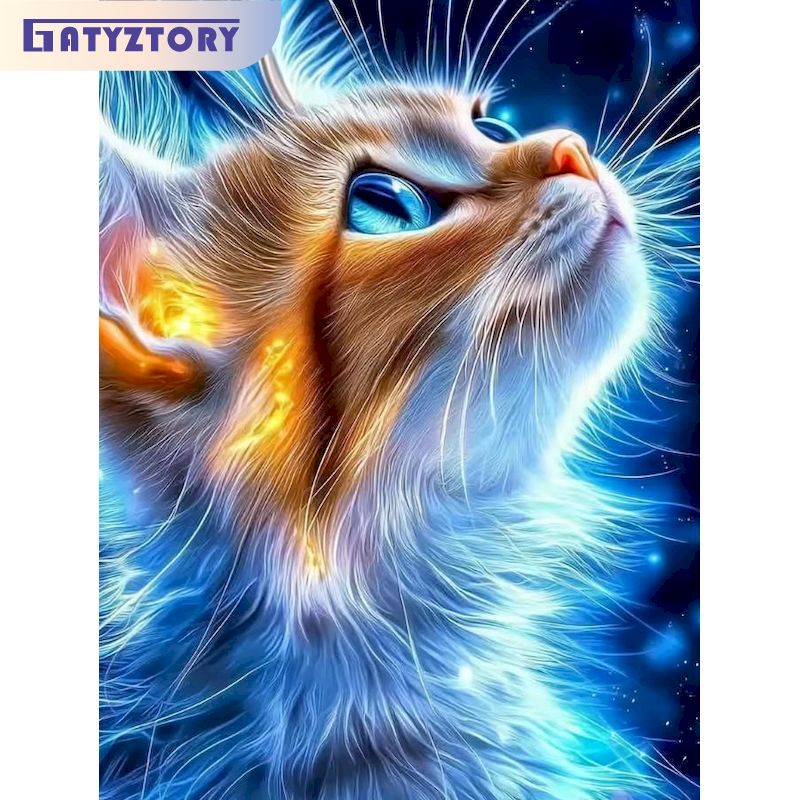 40x50cm Katzenmalerei nach Zah – Art Craft Cat Bewertung und Preis