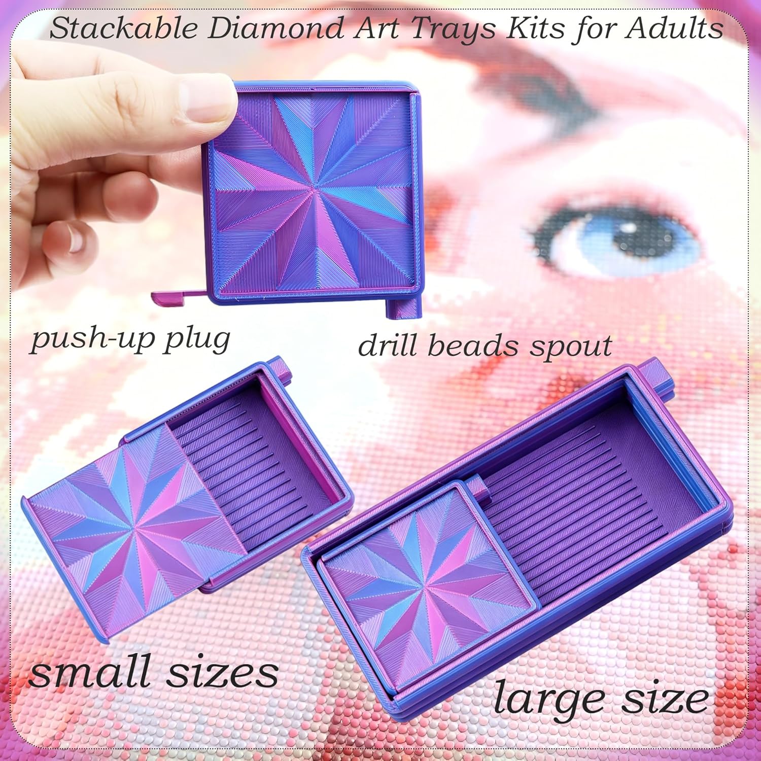 3-in-1 Diamantkunst-Sortierbox – Art Craft Board Bewertung und Preis