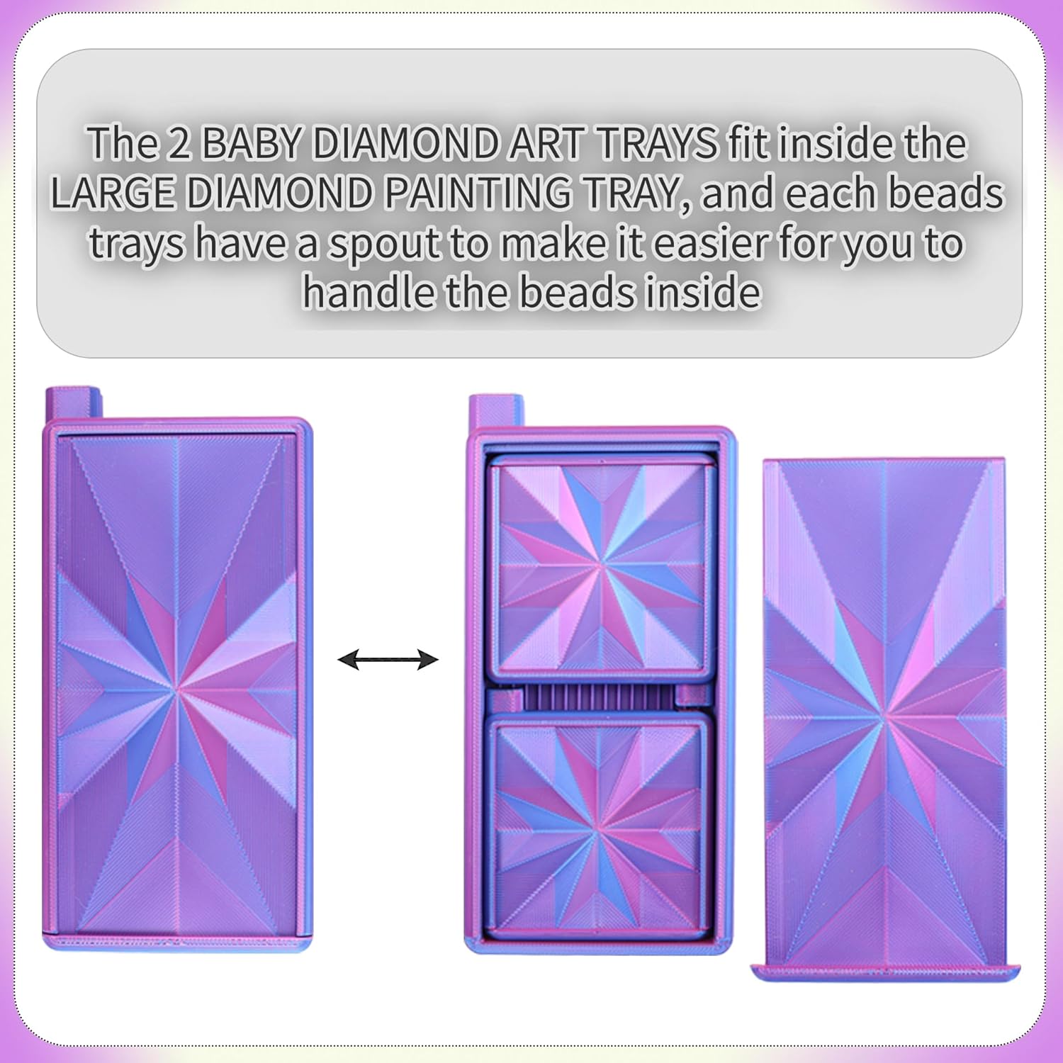 3-in-1 Diamantkunst-Sortierbox – Art Craft Board Bewertung und Preis