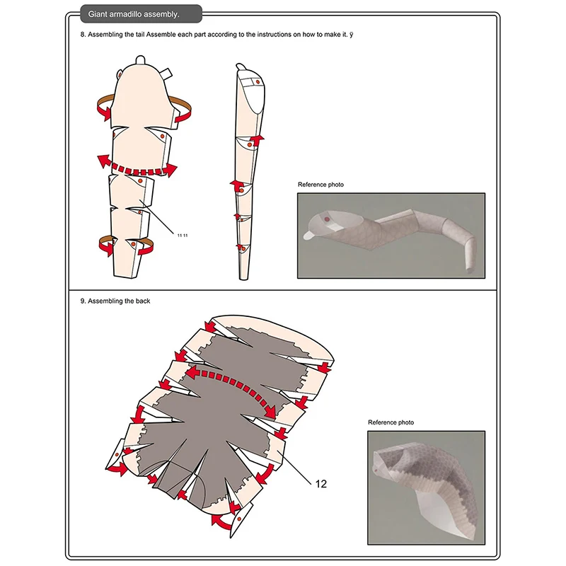 Riesiges Gürteltier Origami Ar – Art Craft Center Bewertung und Preis